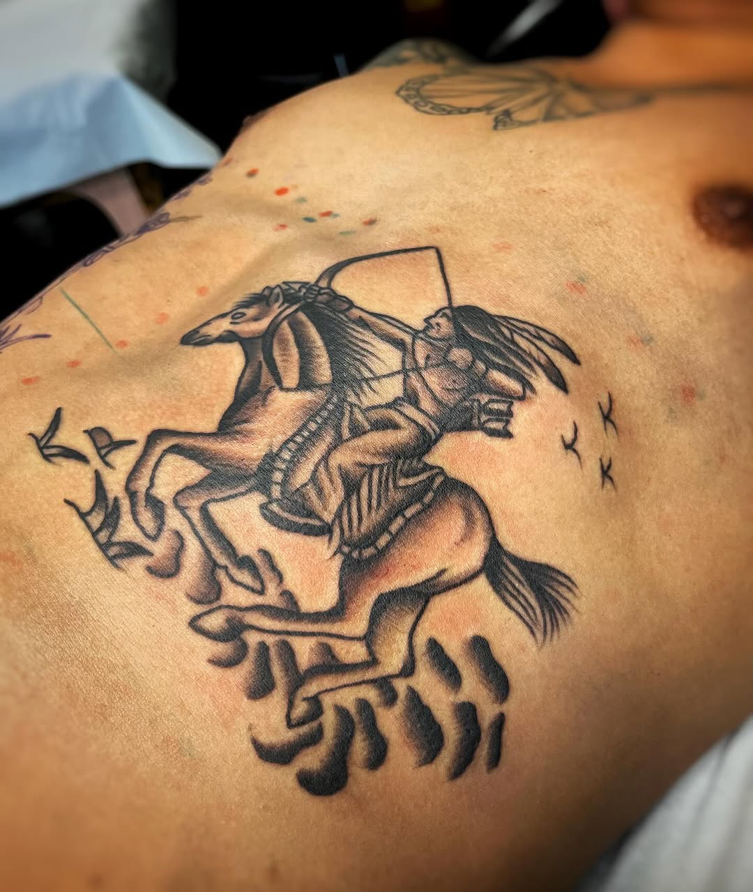 Tattoo by @gilly_gonzo — american_traditional, black_and_grey