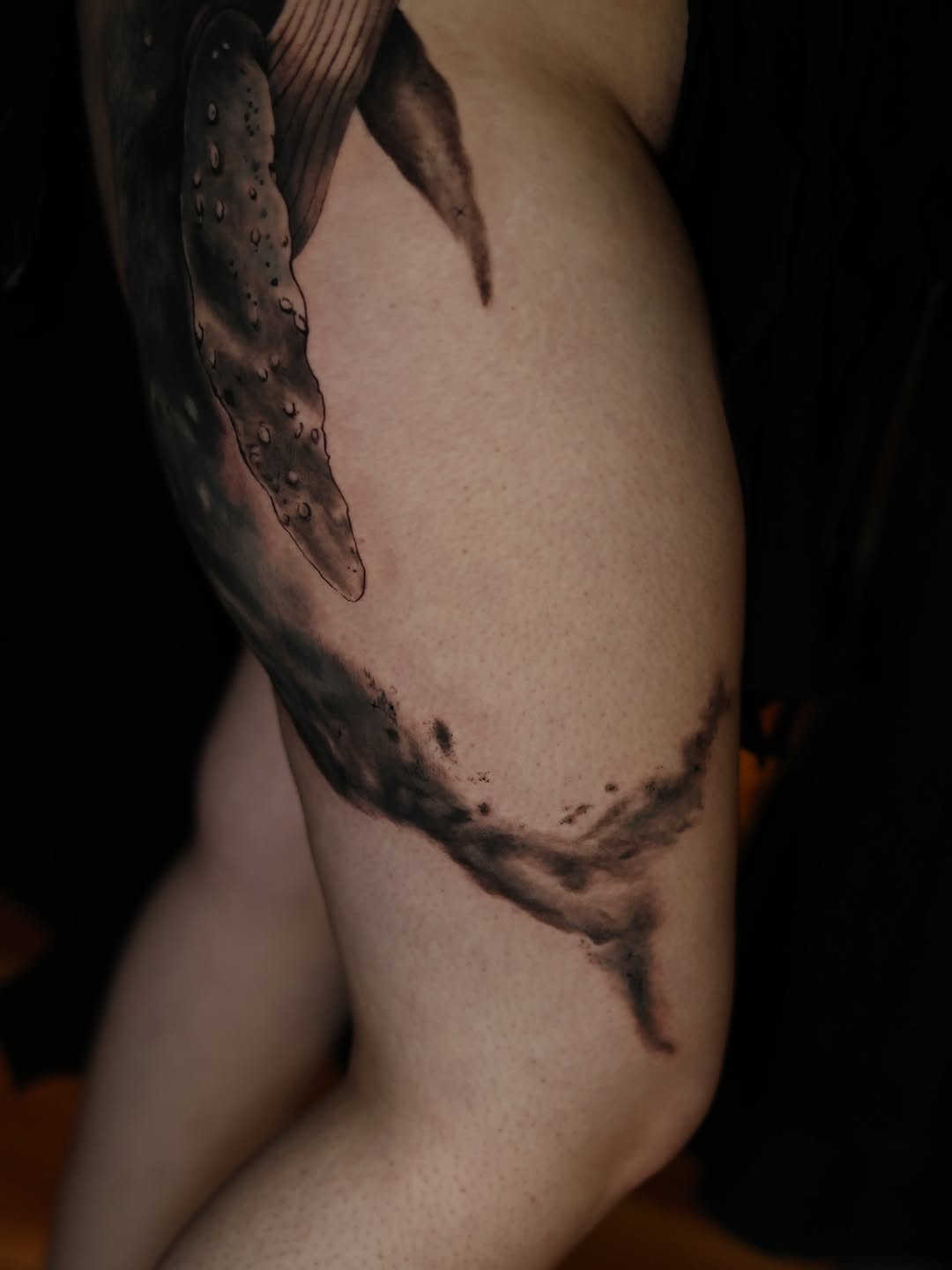 Tattoo by @storm_tattooart — realism, black_and_grey