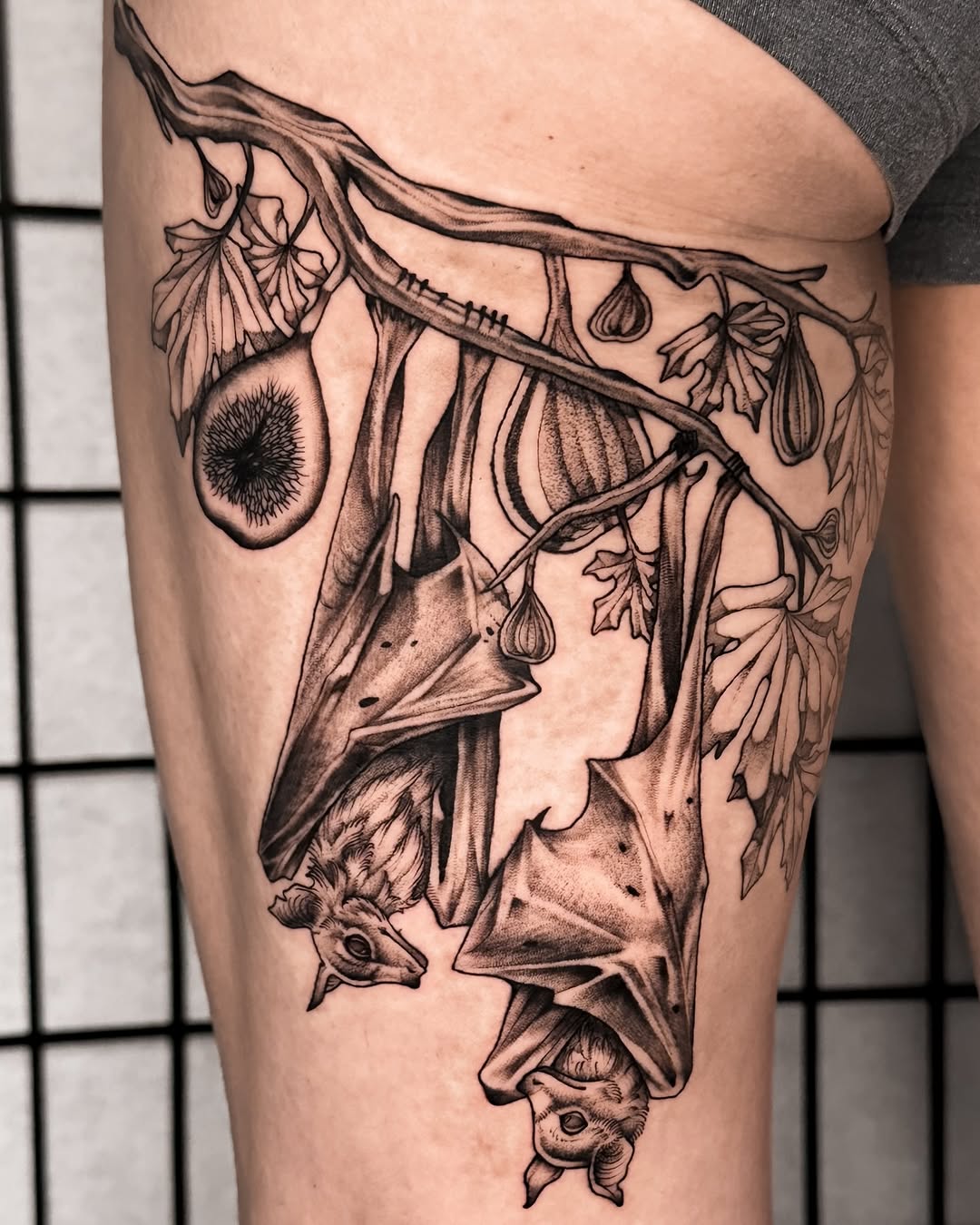 Tattoo by @2lulahtattoo — black_and_grey