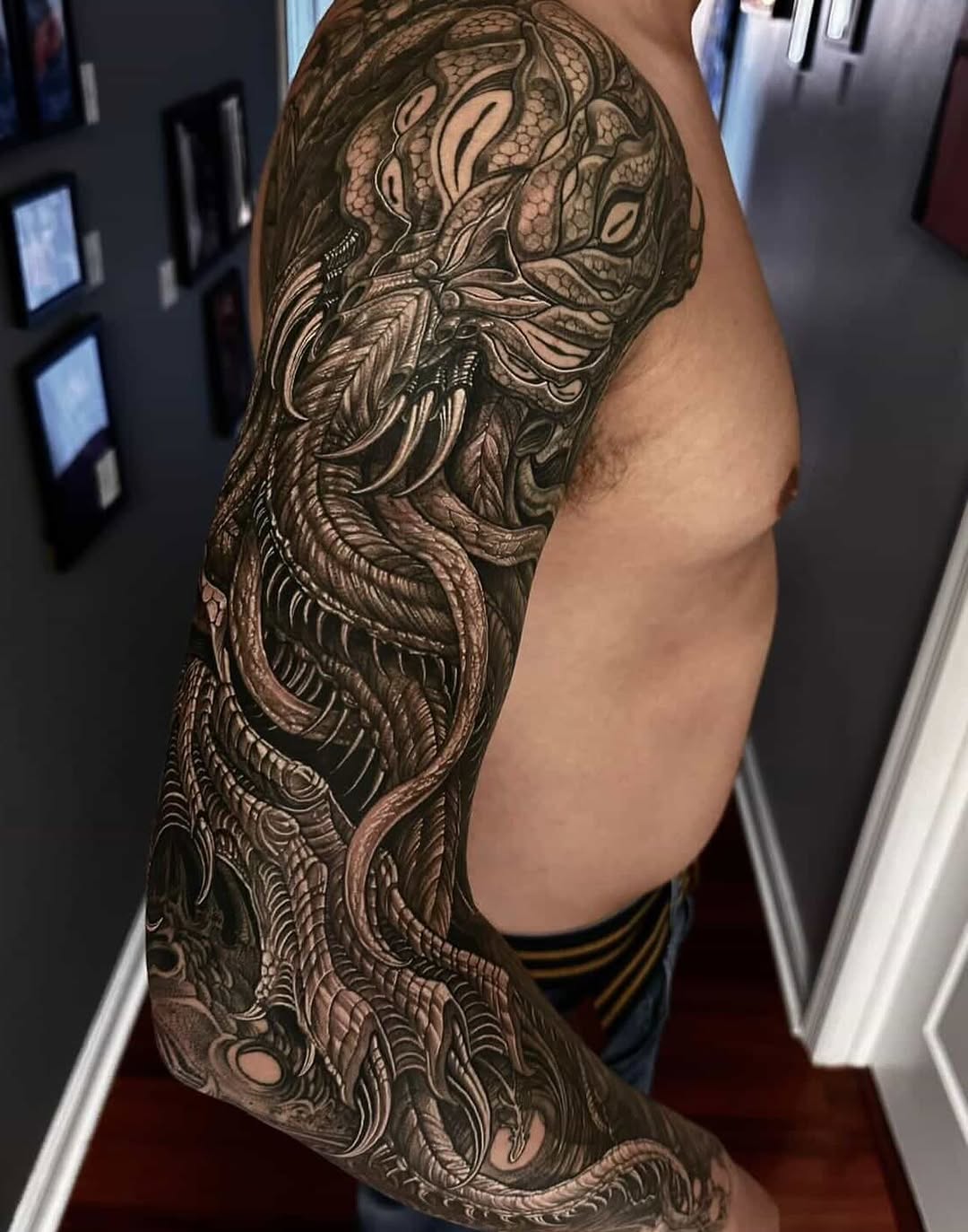 Tattoo by @chipitattoos — realism, black_and_grey