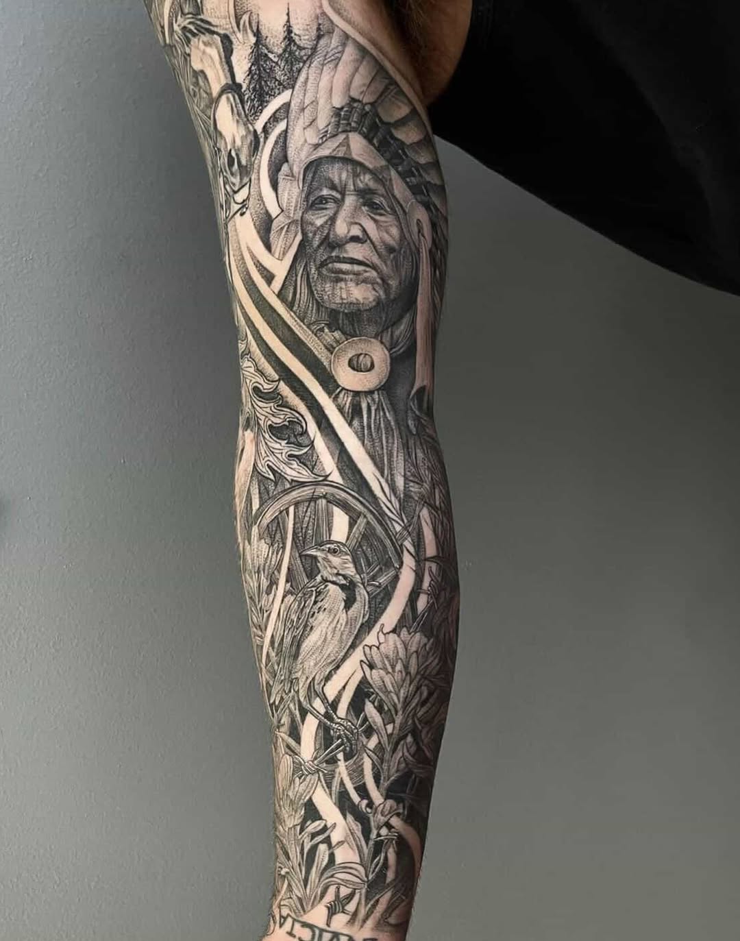 Tattoo by @chipitattoos — realism, black_and_grey