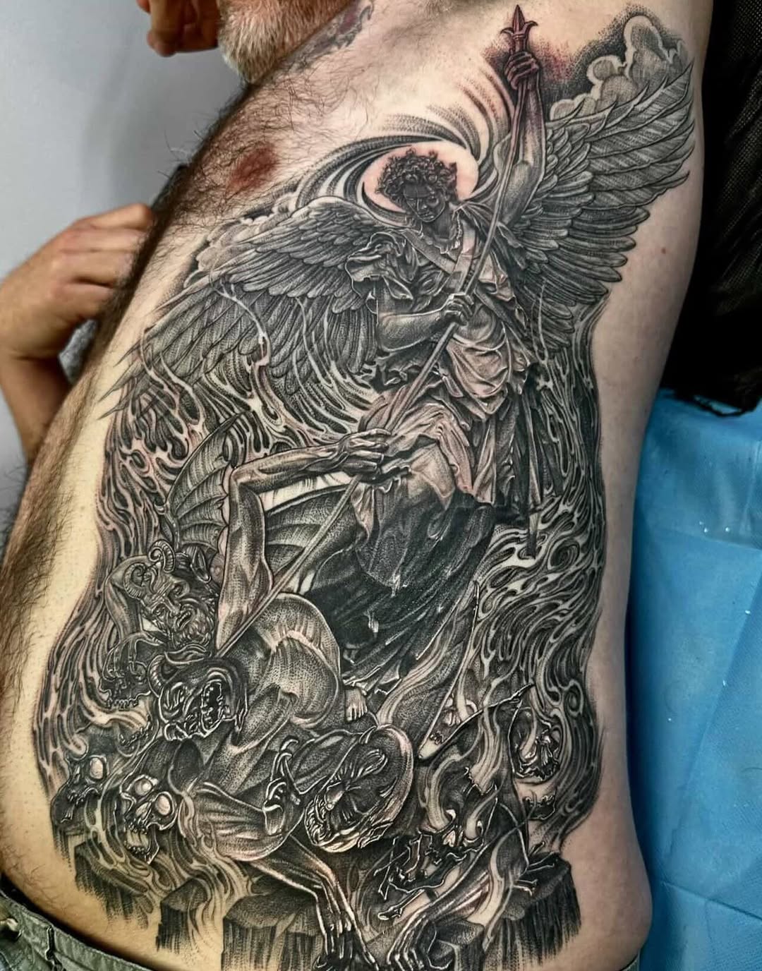 Tattoo by @chipitattoos — black_and_grey, realism