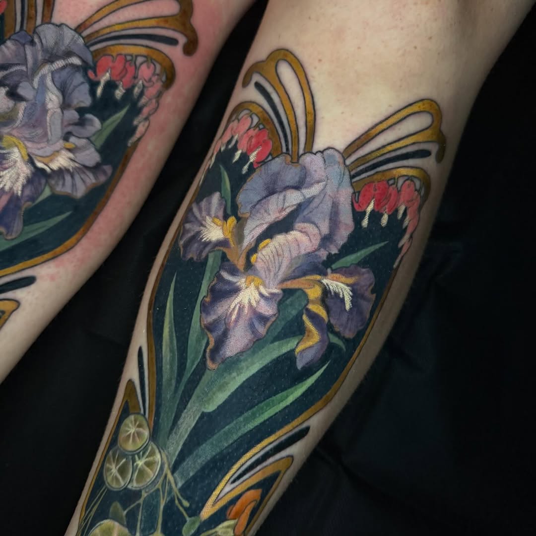 Tattoo by @pigeontattooing — realism, neo_traditional