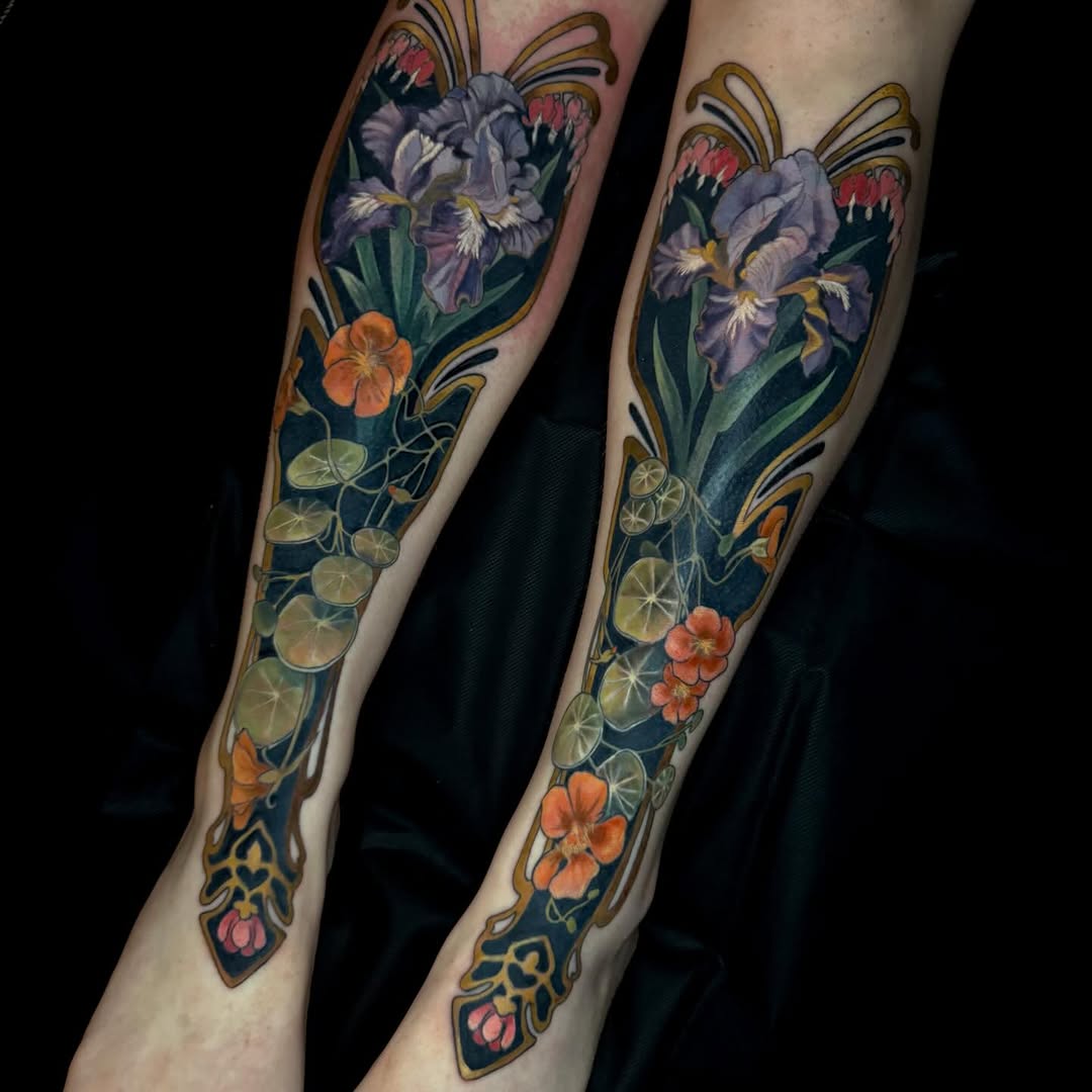 Tattoo by @pigeontattooing — realism, ornamental
