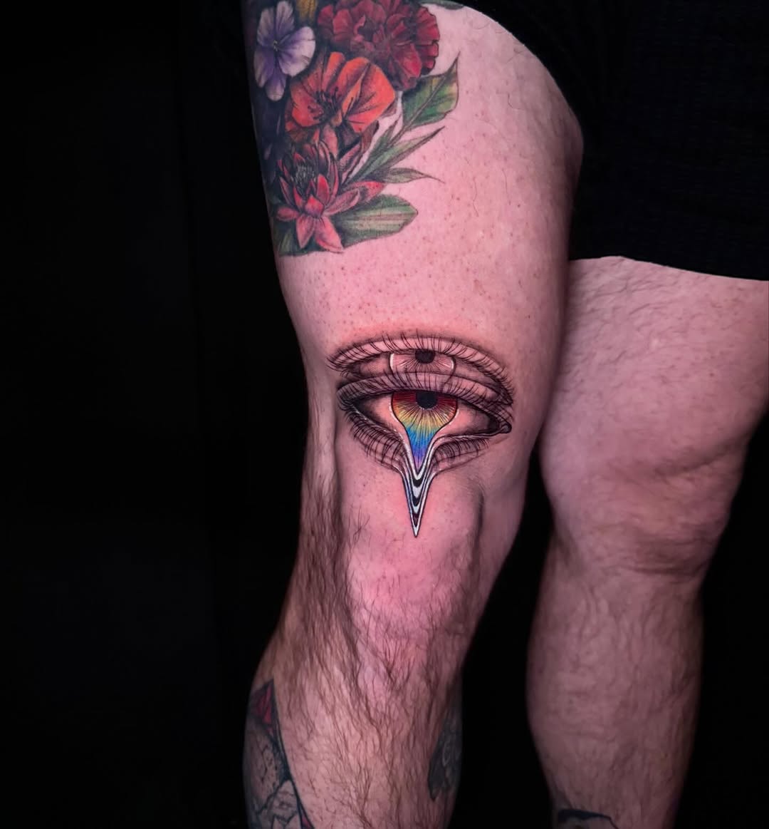 Tattoo by @squidink.ks — fine_line, surrealism