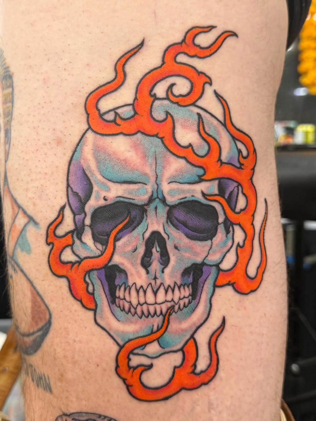 Tattoo by @mollygotlib — new_school, black_and_grey