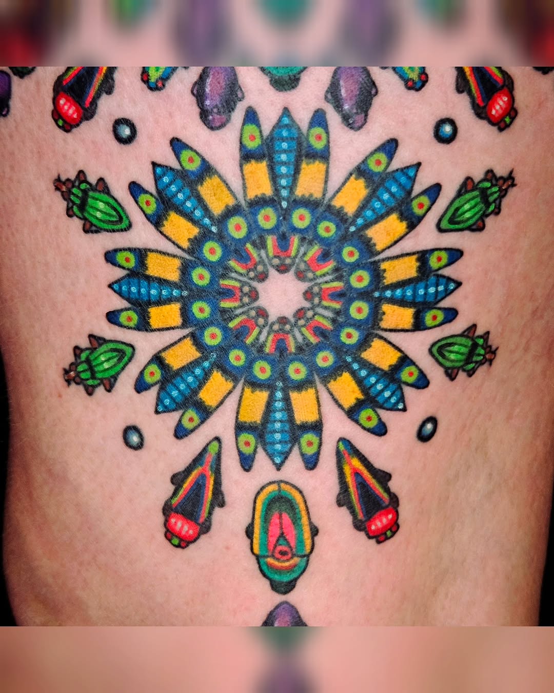 Tattoo by @mikegrasketattooart — geometric, ornamental