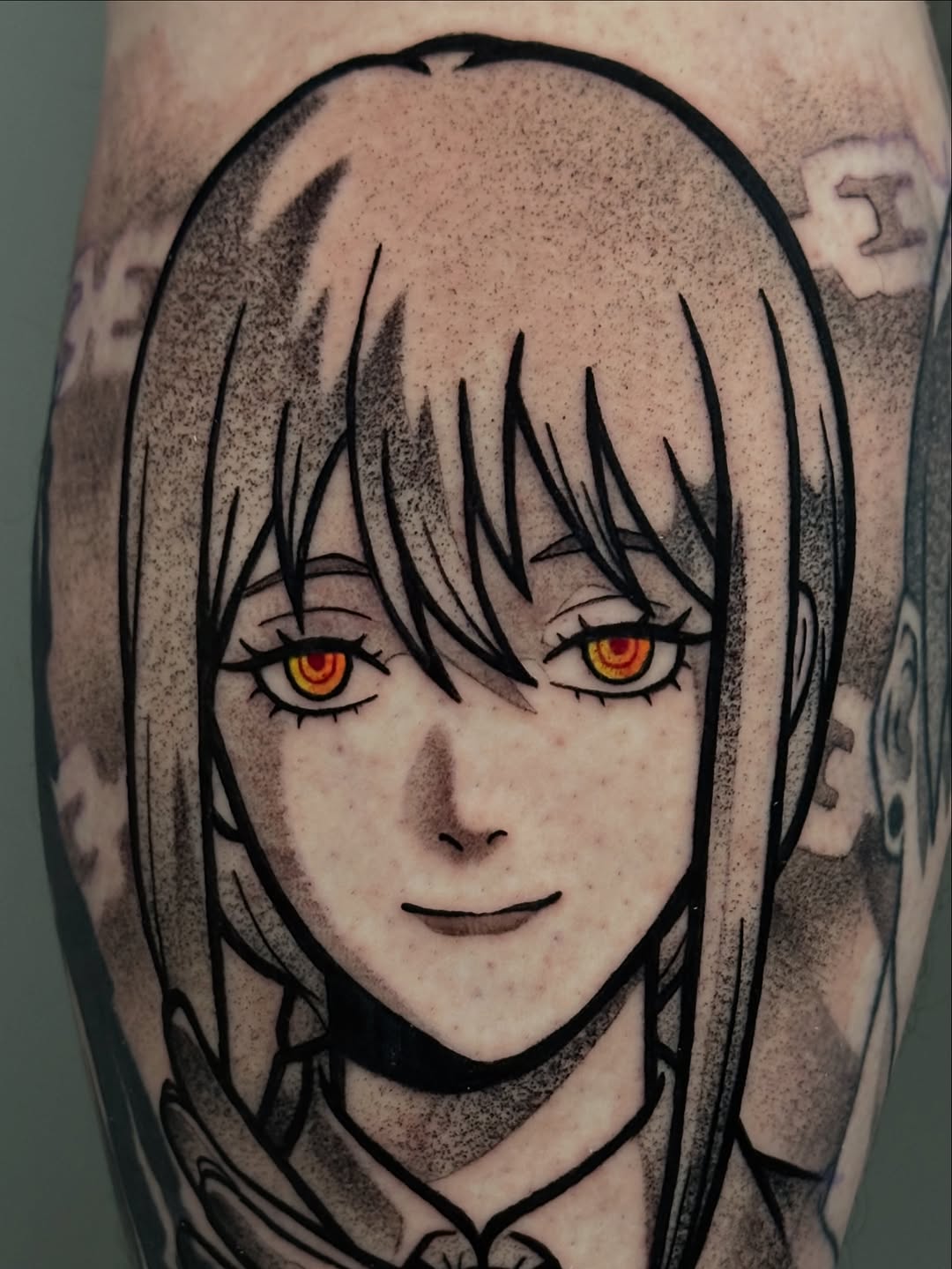 Tattoo by @dhughestattoos — anime