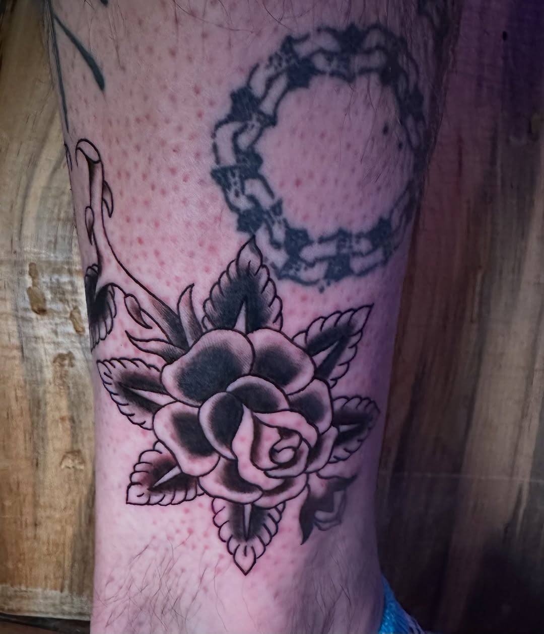 Tattoo by @alexanderhaber — american_traditional, black_and_grey
