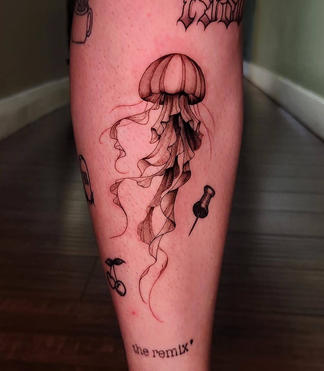 Tattoo by @stone_man720 — black_and_grey, fine_line