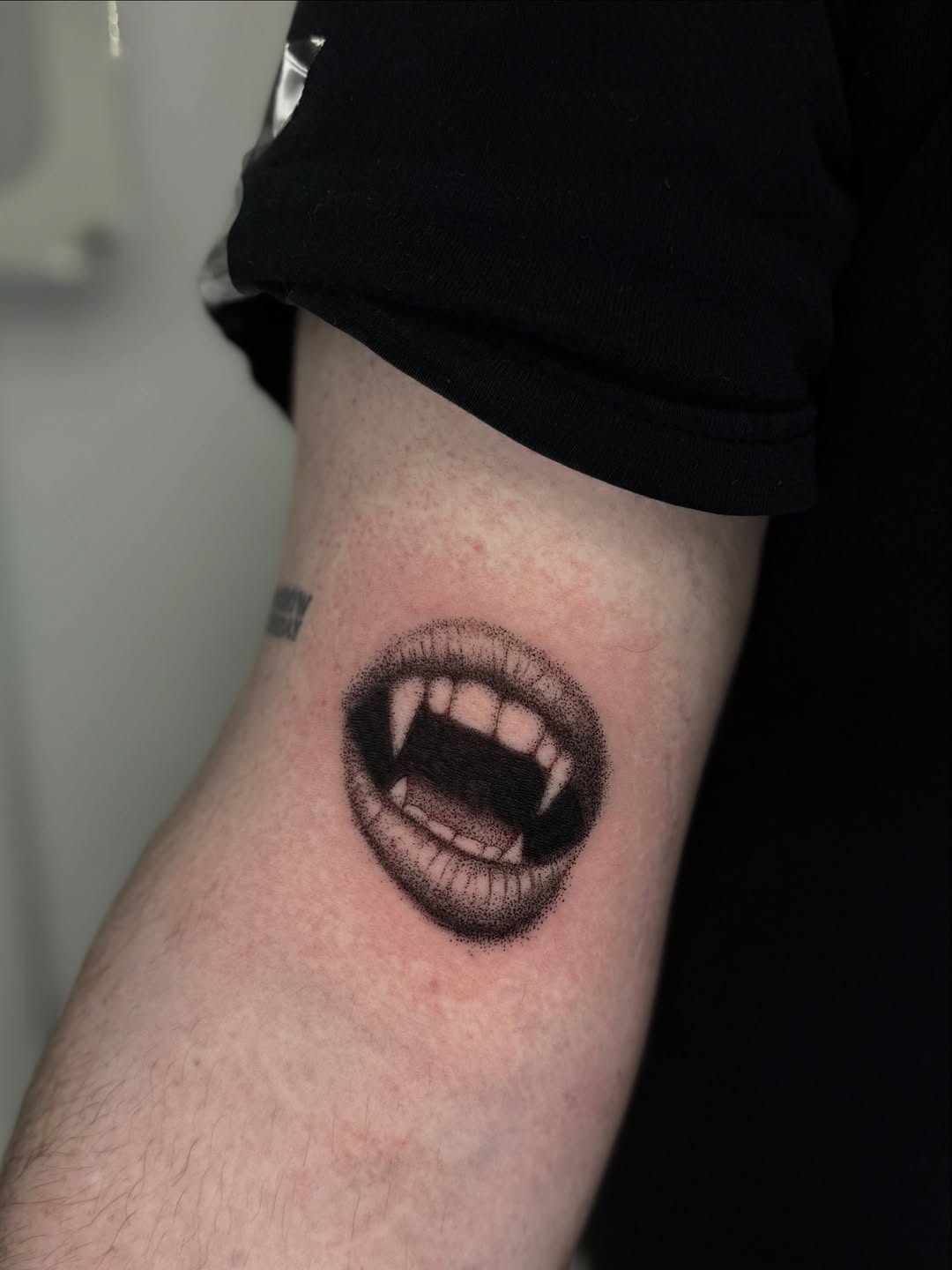 Tattoo by @sabinatattoos — blackwork, dotwork