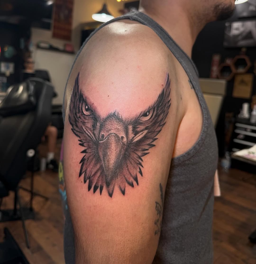 Tattoo by @tattoosbyrobbier โ realism, black_and_grey