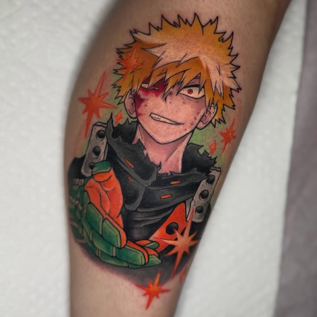 Tattoo by @sinful.tatts — anime