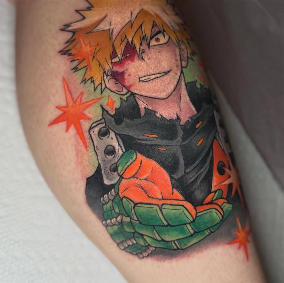 Tattoo by @sinful.tatts — anime