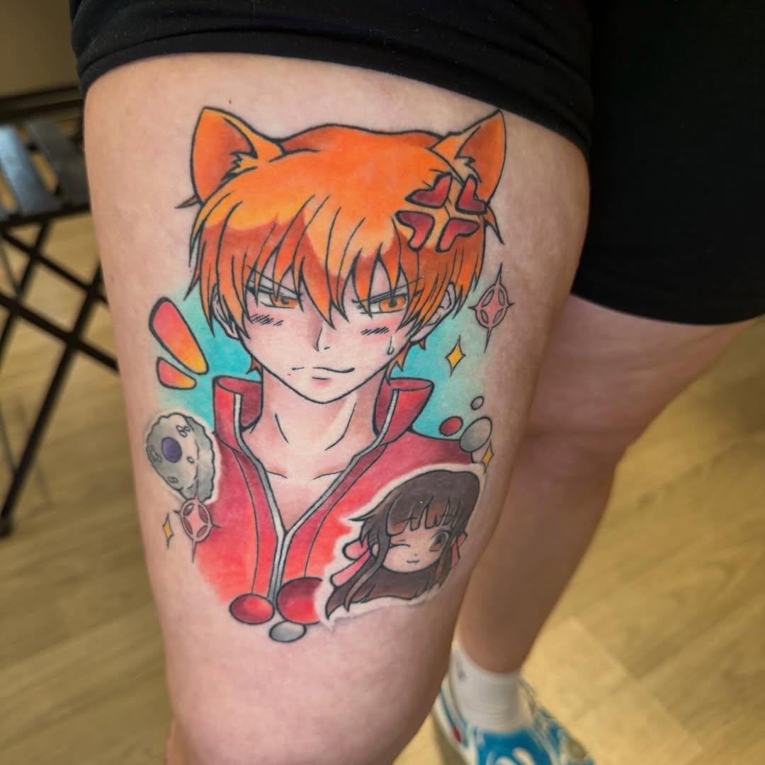 Tattoo by @sinful.tatts — anime