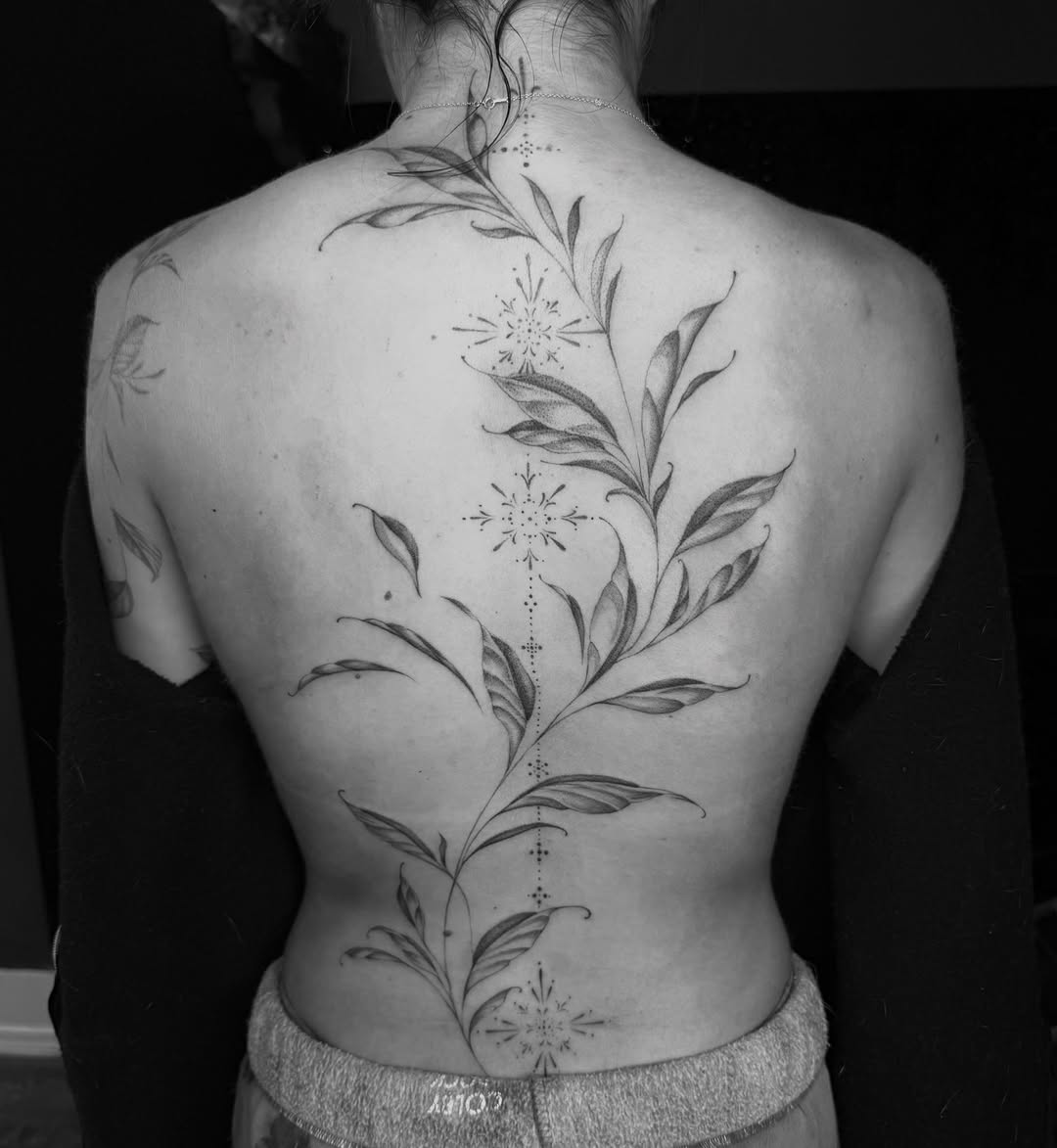 Tattoo by @black.swan.tattoos — fine_line, black_and_grey