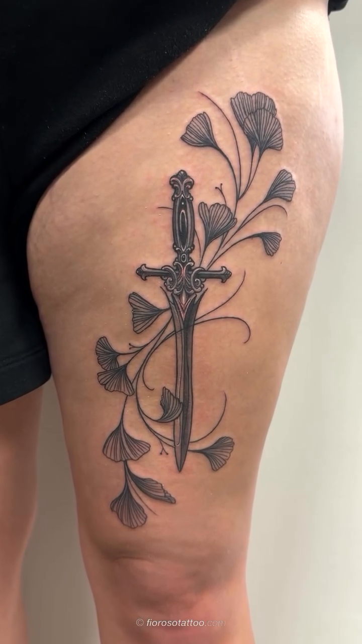 Tattoo by @fiorosotattoo — black_and_grey