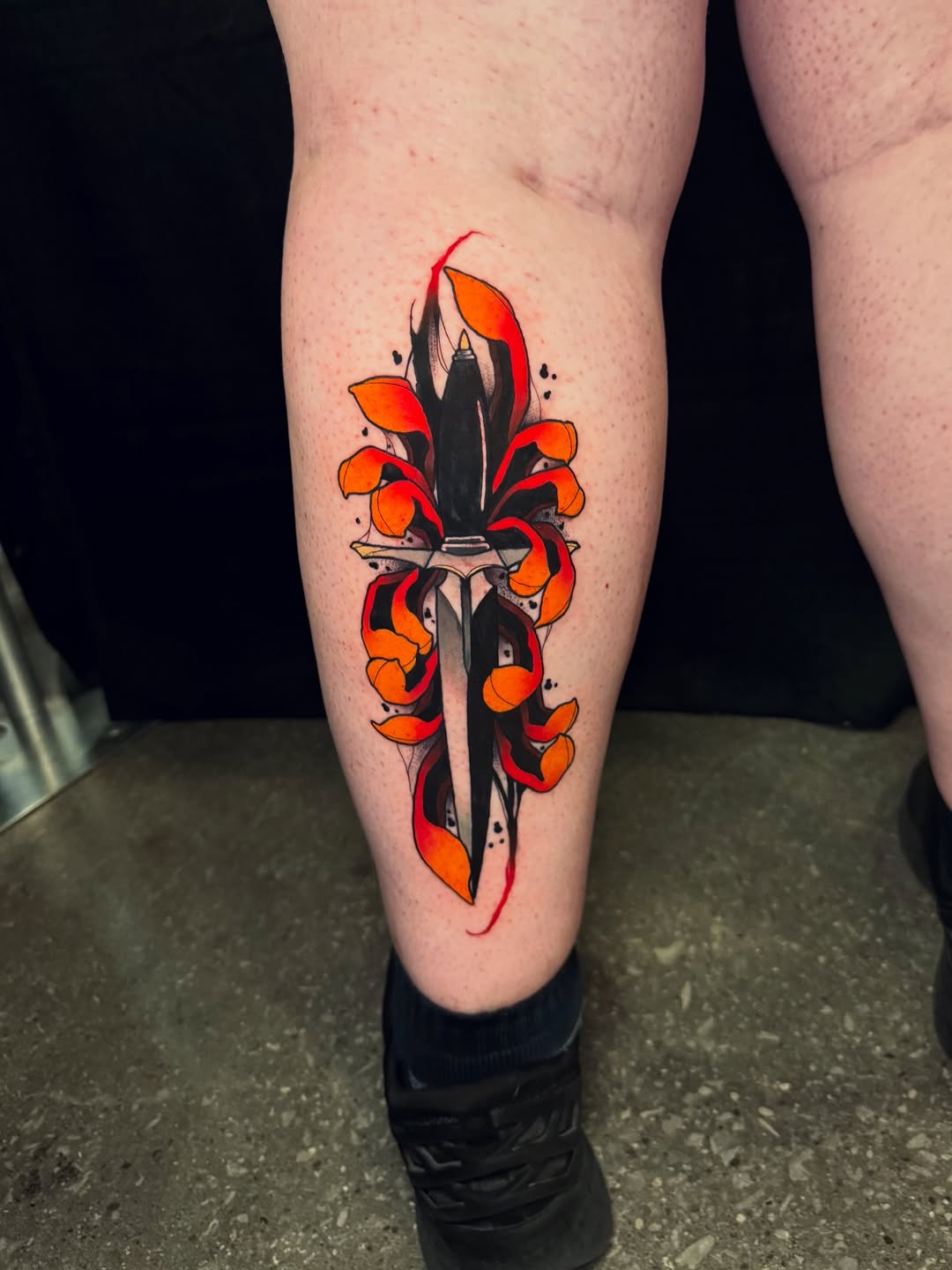 Tattoo by @shortyadtrtattoos — neo_traditional, blackwork