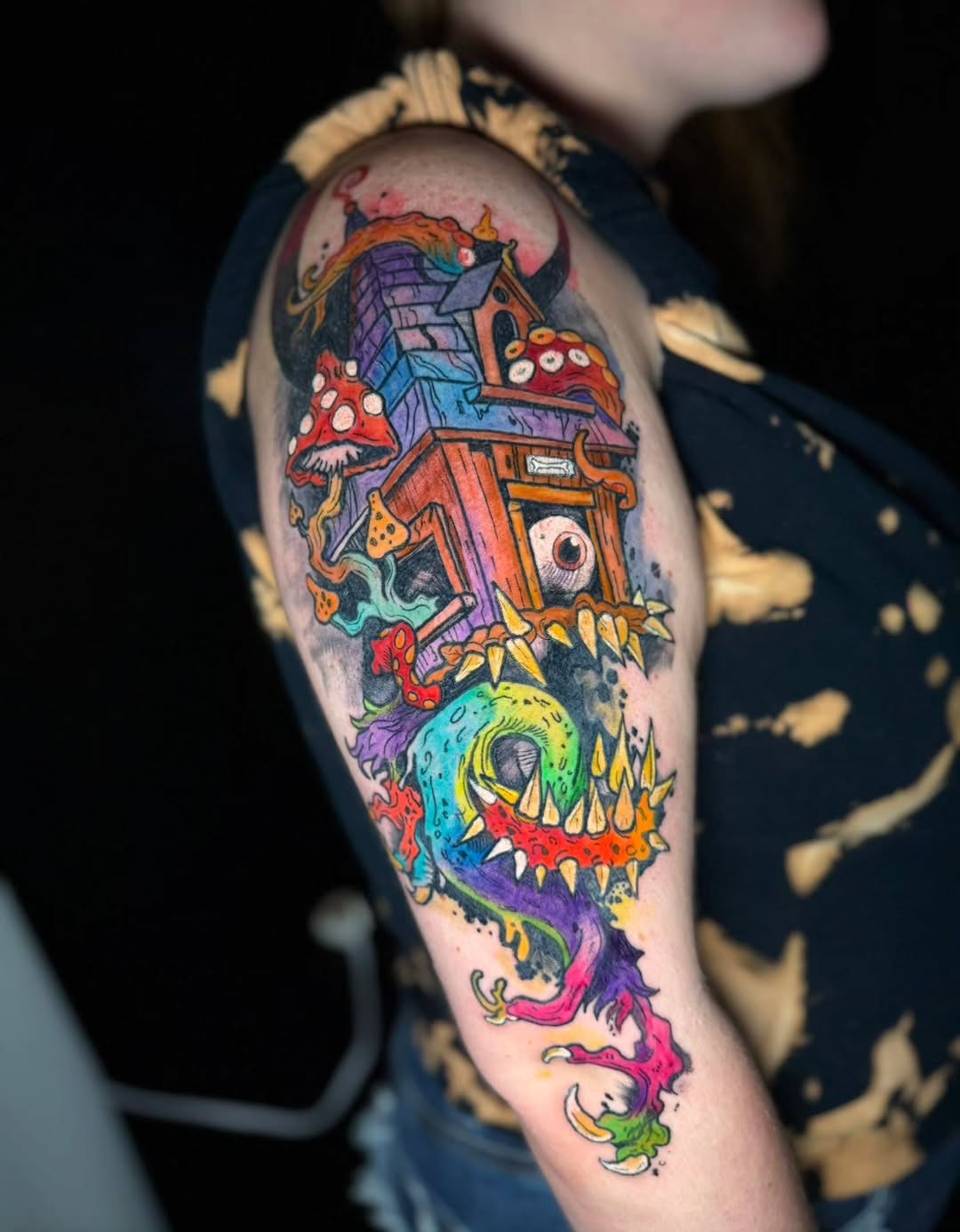 Tattoo by @bassheadtattoos — new_school, dark_realism