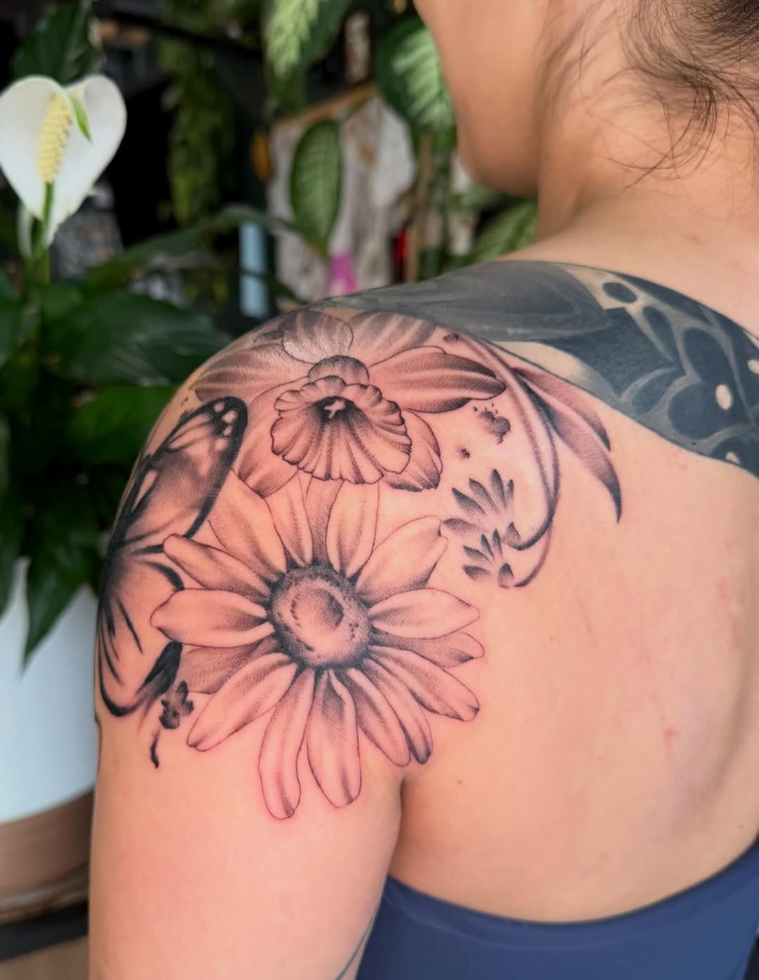 Tattoo by @sarah_margaret_tattoo — black_and_grey, realism