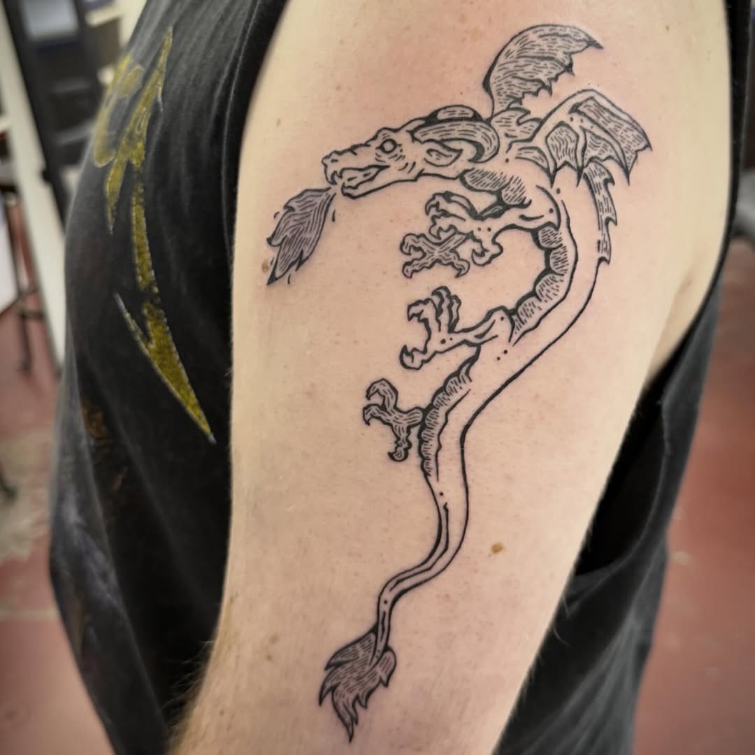 Tattoo by @clotato.chips — illustrative