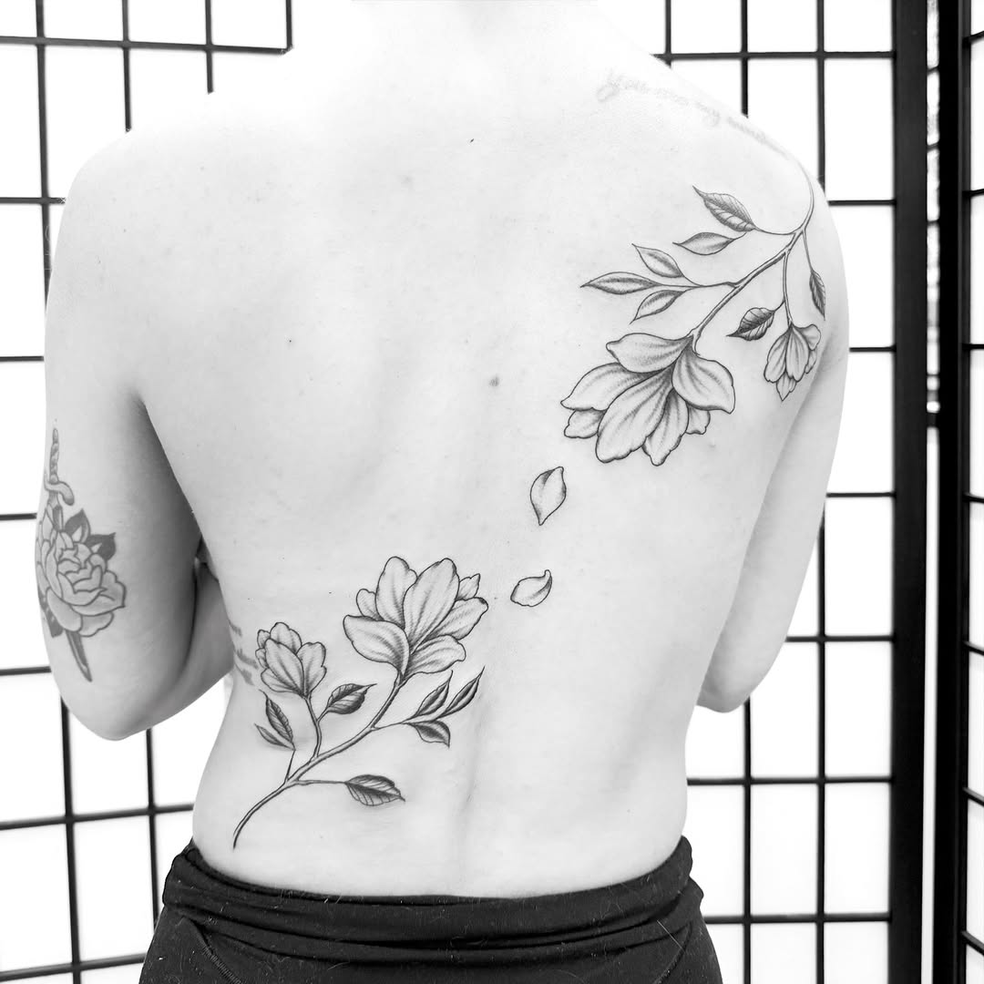 Tattoo by @blackworkboston — fine_line, black_and_grey