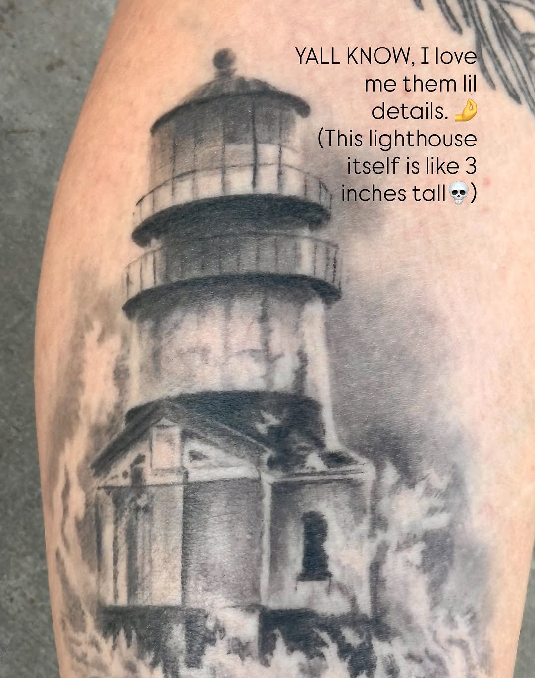 Tattoo by @kay.b.tats — realism, black_and_grey