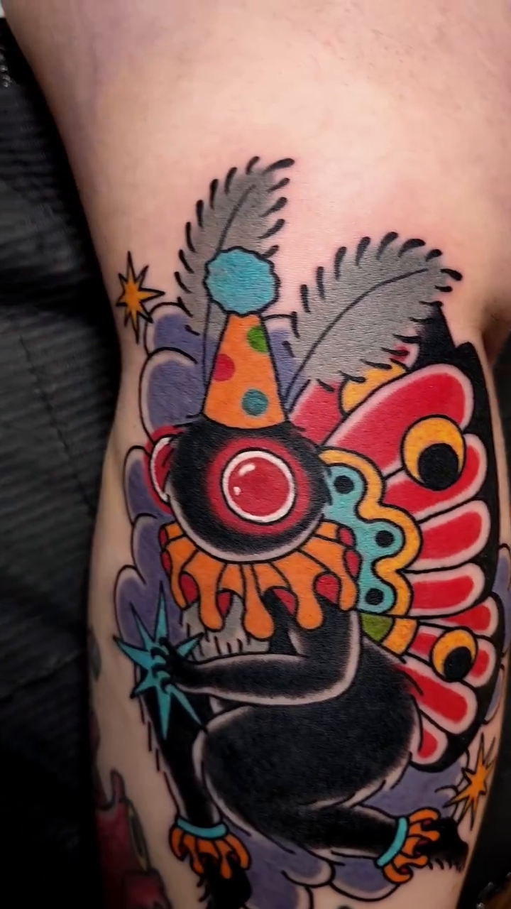 Tattoo by @michaela.rose.tattoo — american_traditional, illustrative