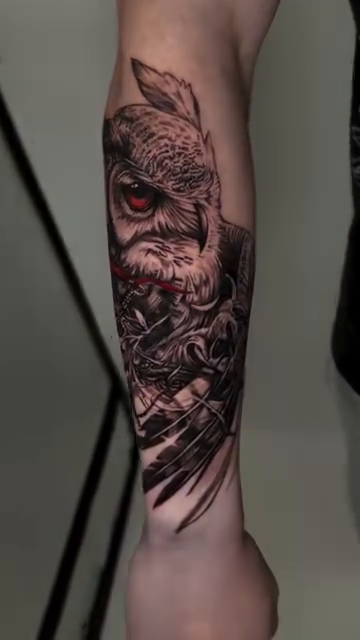Tattoo by @mad_ak._.ink — realism, black_and_grey