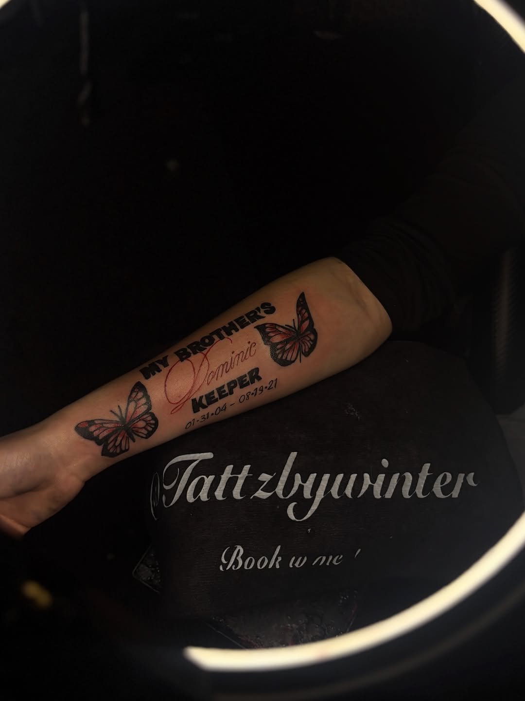 Tattoo by @tattzbywinter — lettering_script