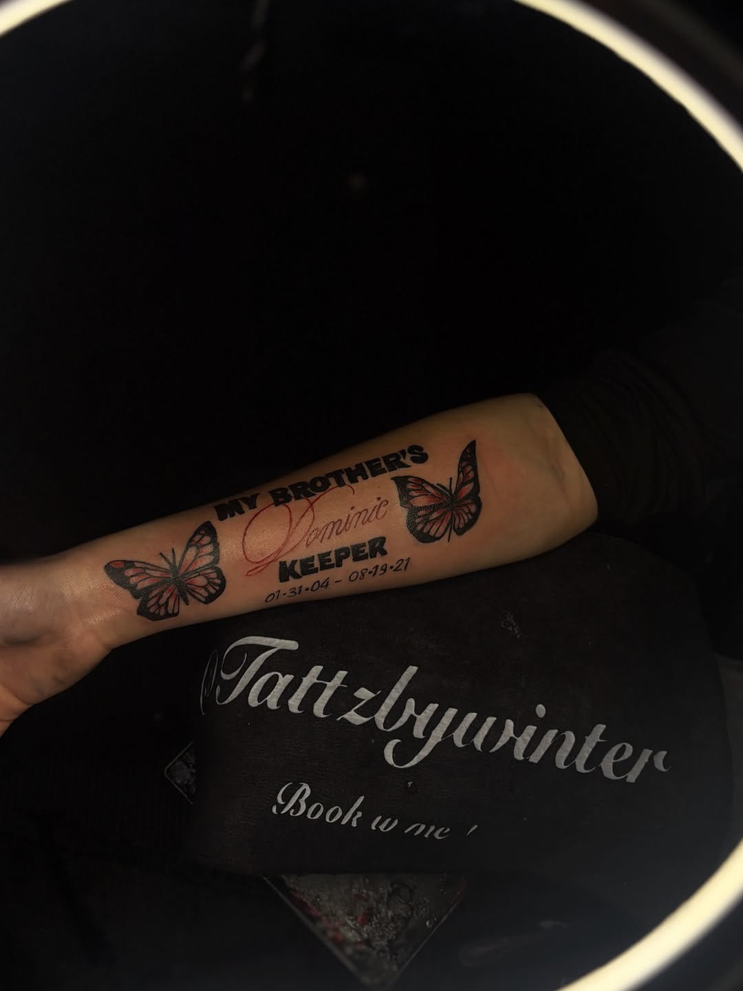 Tattoo by @tattzbywinter — lettering_script