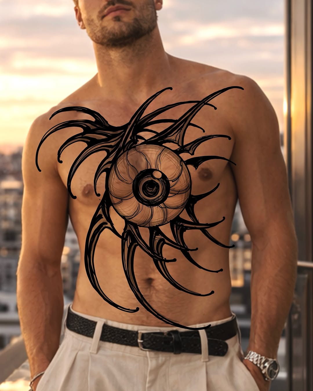 Tattoo by @monkeybob_ttt — blackwork, ornamental