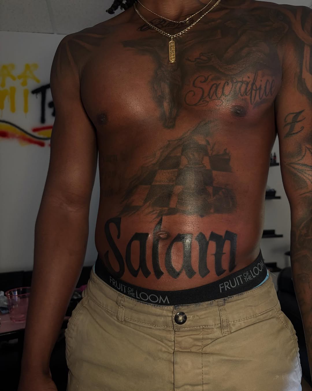 Tattoo by @mariamancc โ blackwork, lettering_script