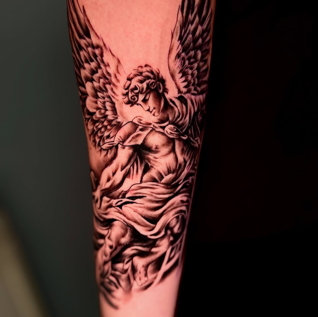 Tattoo by @kendyyl — realism, black_and_grey
