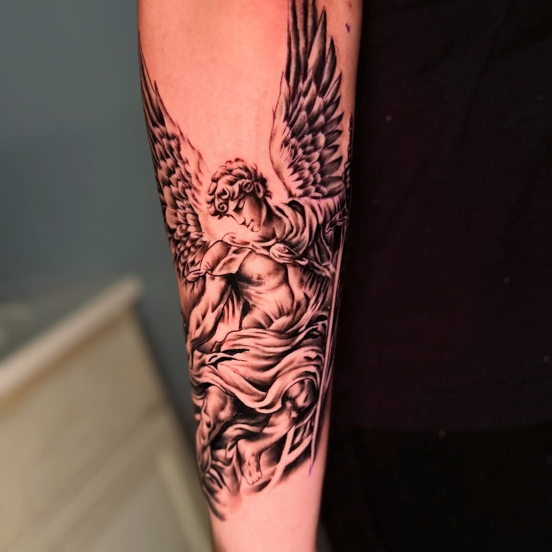 Tattoo by @kendyyl — realism, black_and_grey