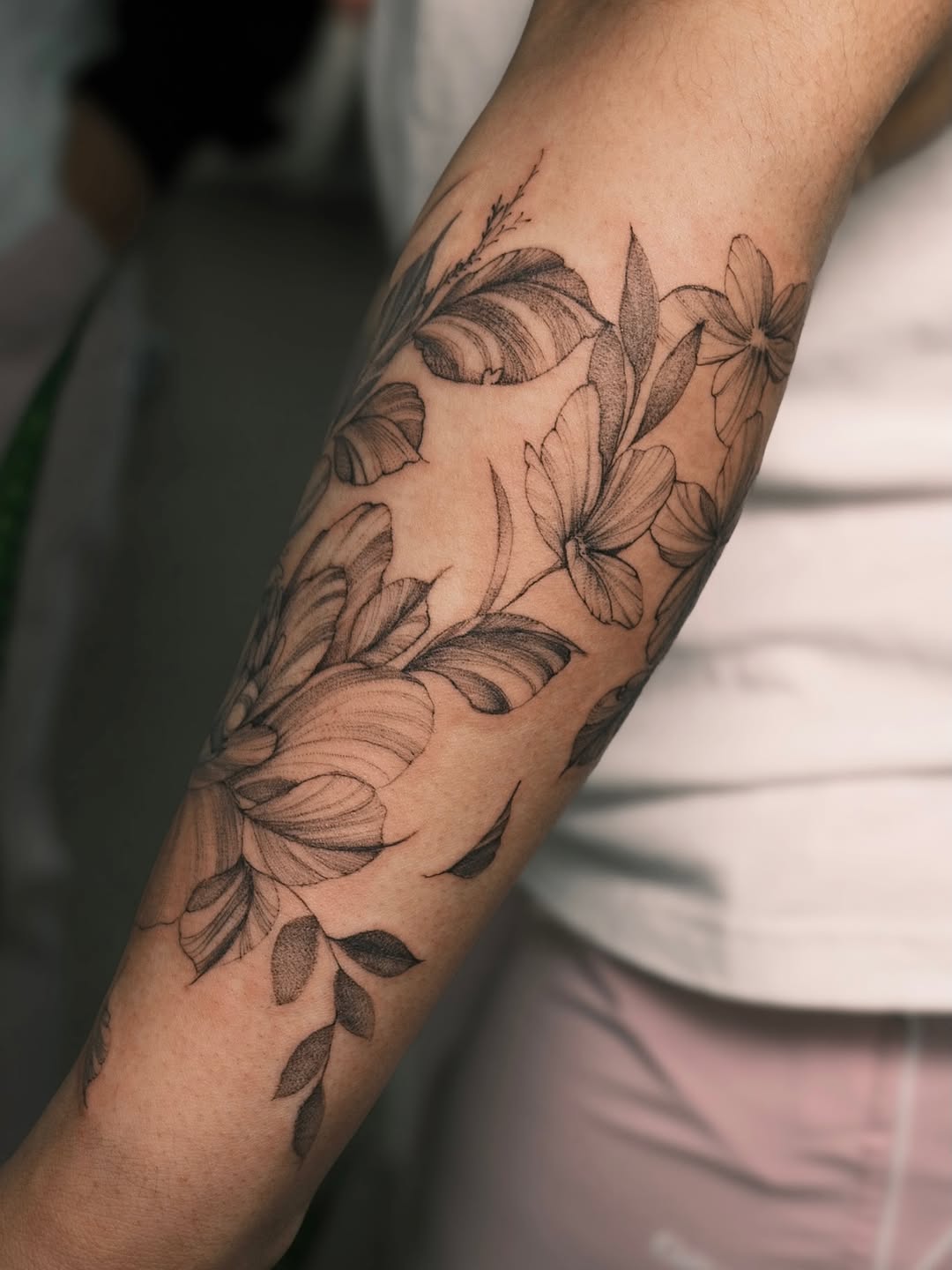 Tattoo by @inksby.thi โ fine_line, black_and_grey