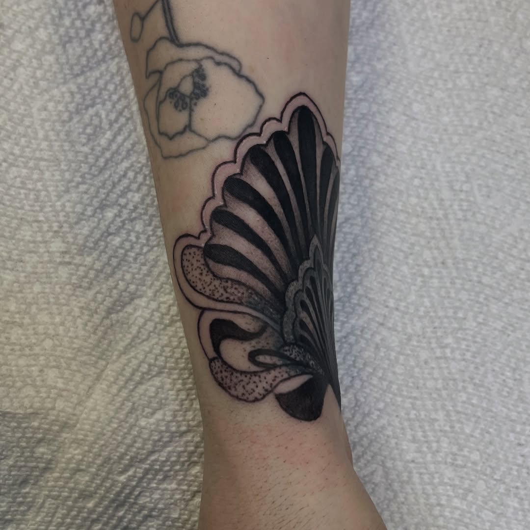 Tattoo by @tat2garrett — black_and_grey, ornamental