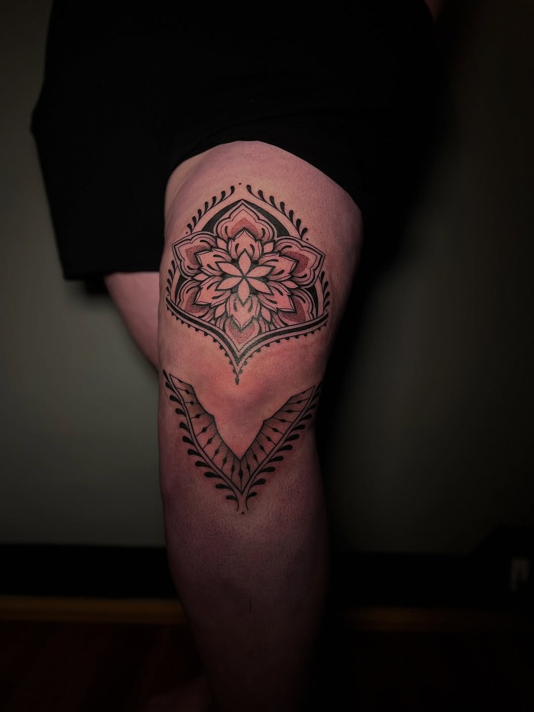 Tattoo by @maya.wild.art โ geometric, dotwork
