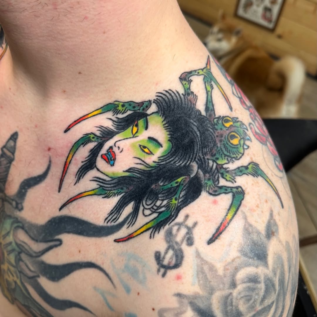 Tattoo by @me_my_self — neo_traditional, japanese_irezumi