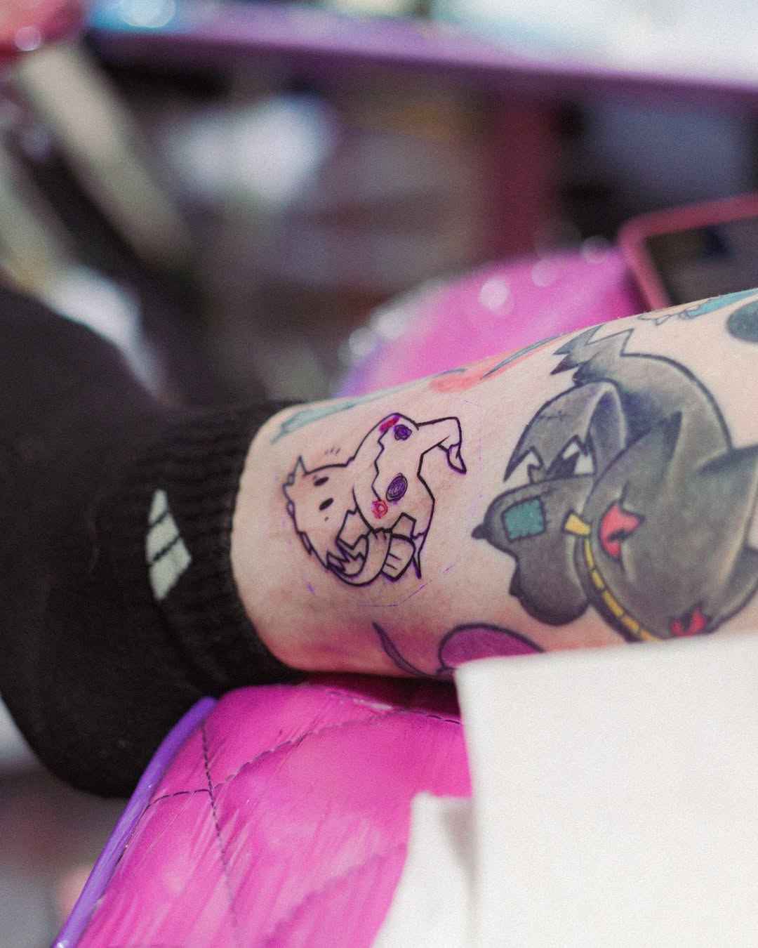 Tattoo by @zappedbyxandra — anime