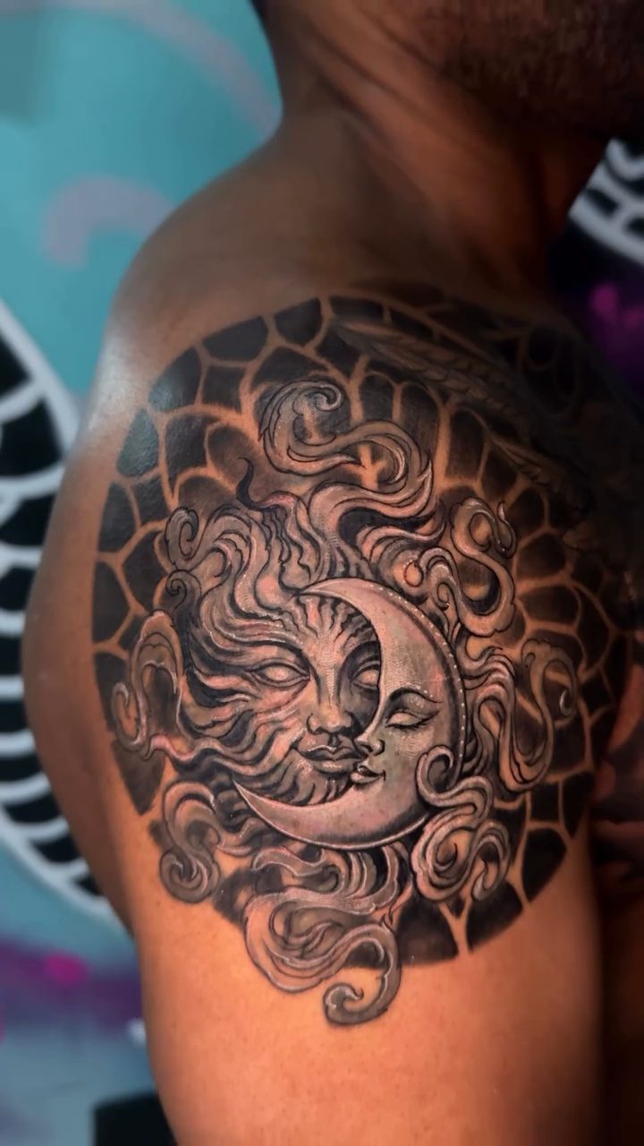 Tattoo by @tattooartbytony — black_and_grey