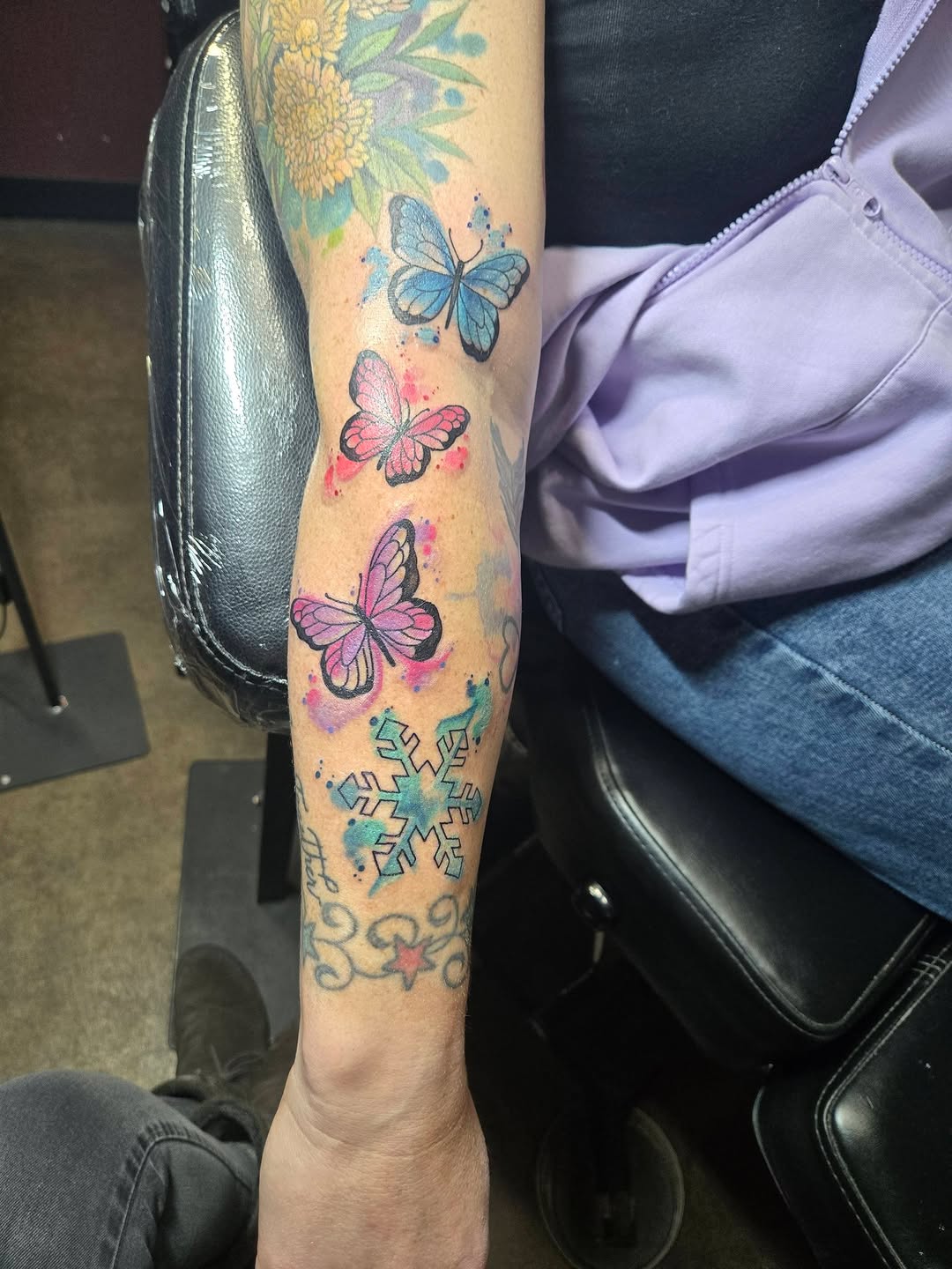 Tattoo by @killer_cait — watercolor, fine_line