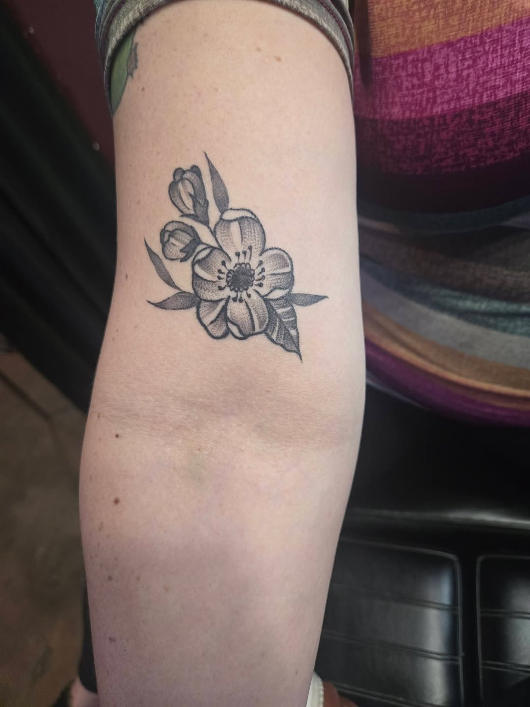 Tattoo by @killer_cait — dotwork, fine_line