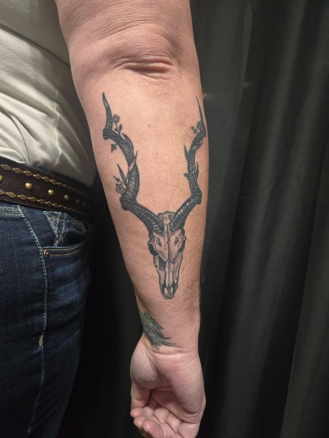 Tattoo by @killer_cait — realism, black_and_grey