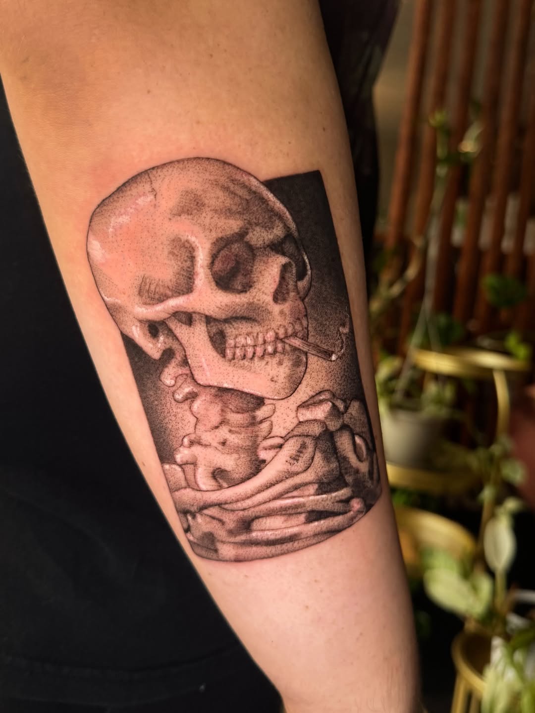 Tattoo by @tatsbyjameshix — black_and_grey, dotwork