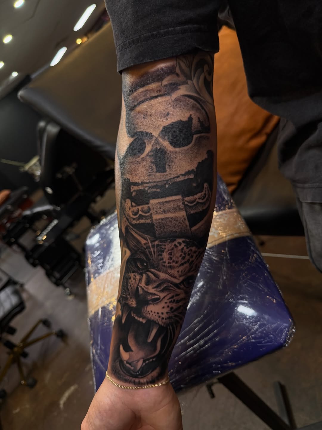 Tattoo by @inkzombi — realism, black_and_grey