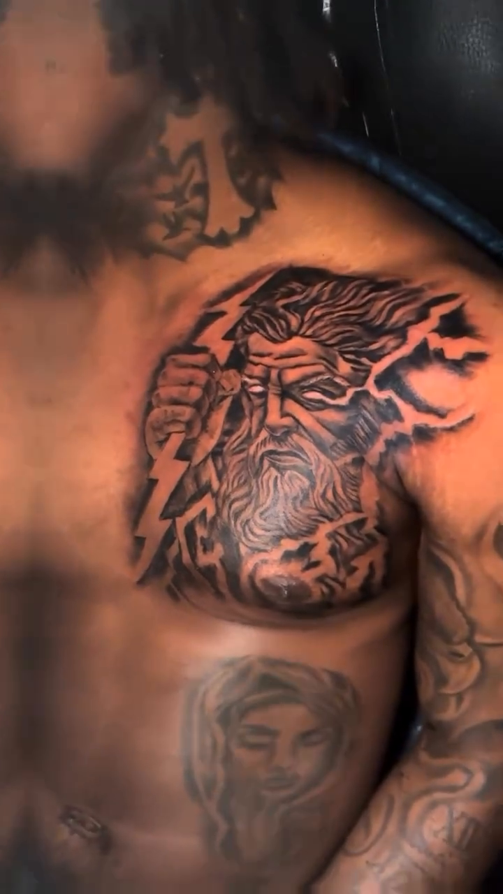 Tattoo by @impactcole — black_and_grey, realism