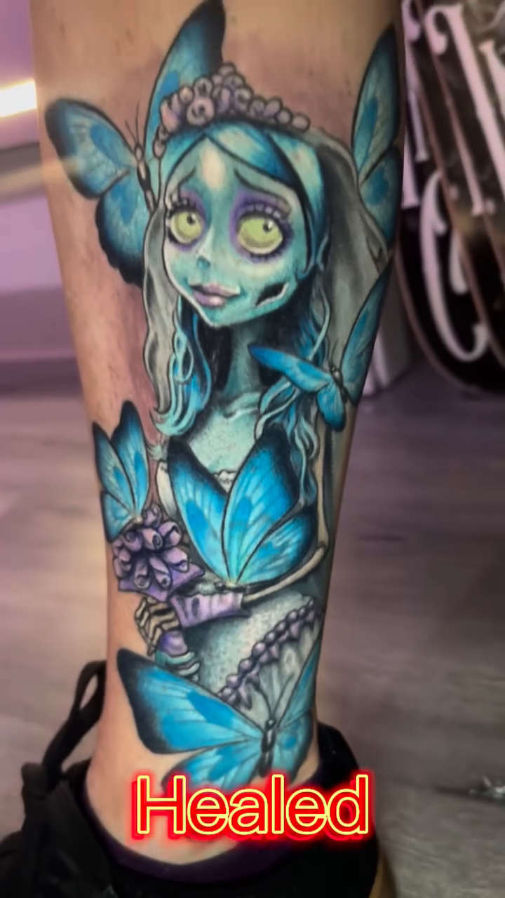Tattoo by @davehandlebarclarke — dark_realism, anime