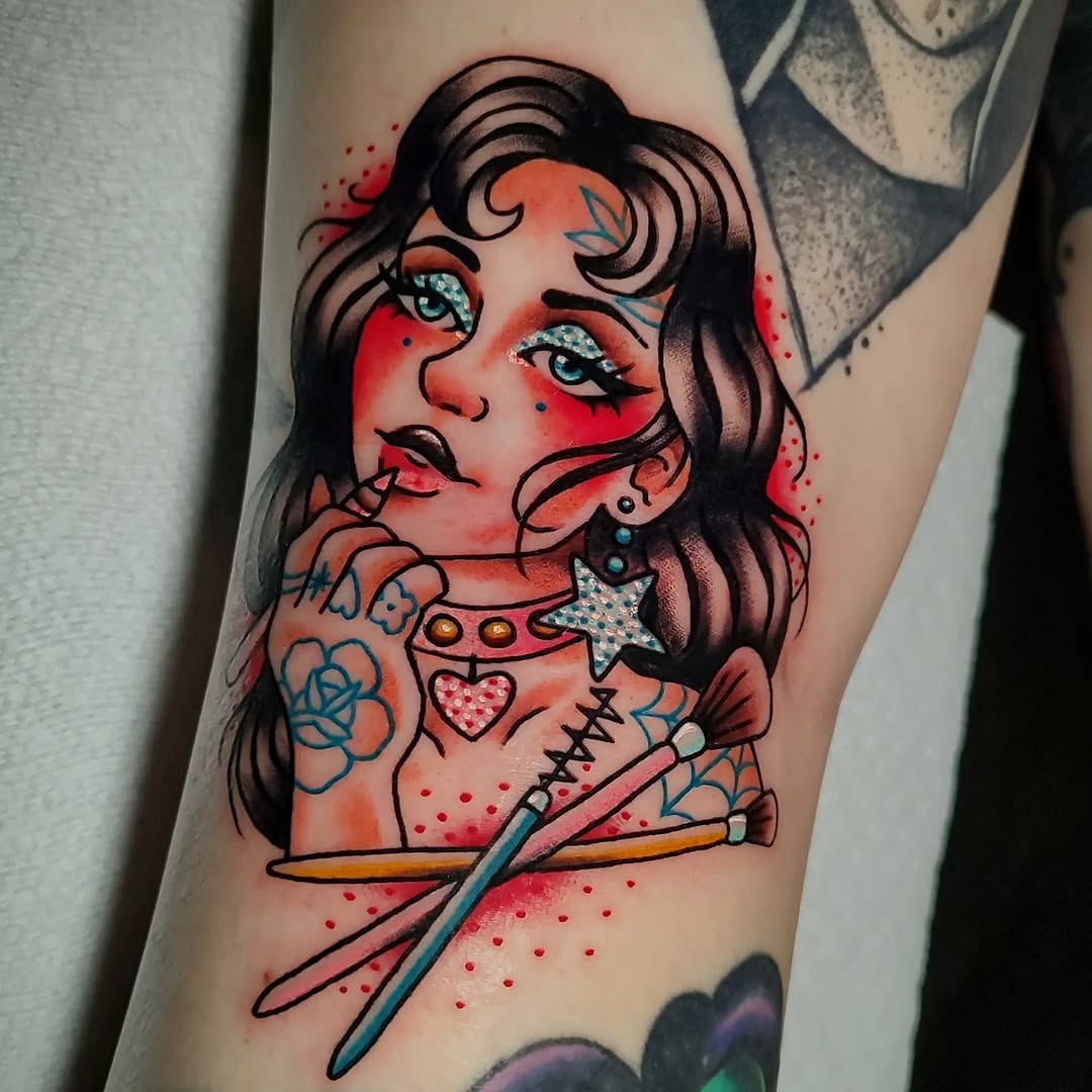 Tattoo by @hopelesstattoos β neo_traditional, chicano