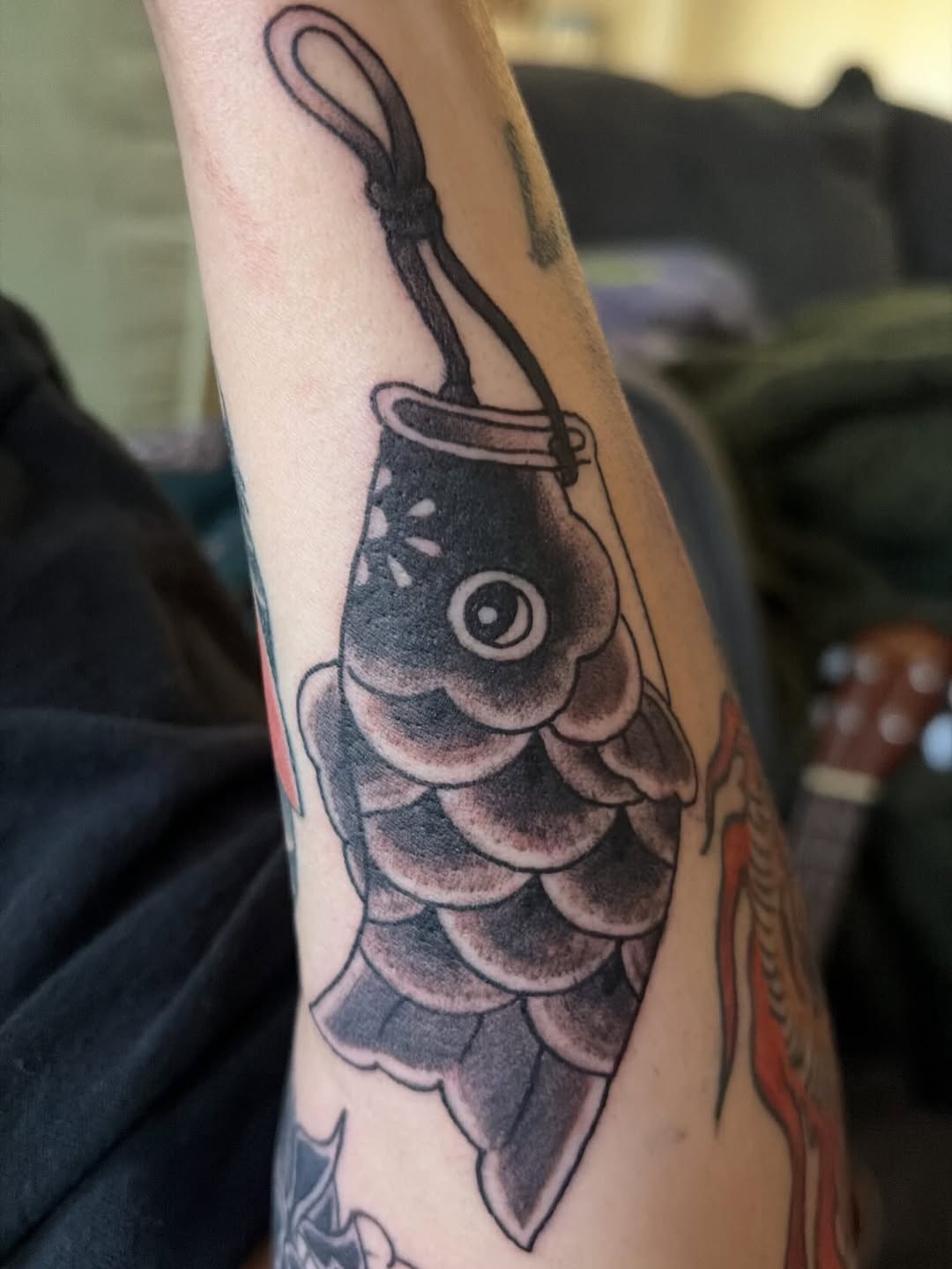 Tattoo by @tobiaztattooz — japanese_irezumi, black_and_grey